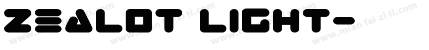 Zealot Light字体转换